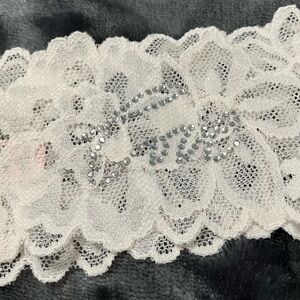 NWT Victoria’s Secret Thong/String Panty Size M with “Love” in Rhinestones